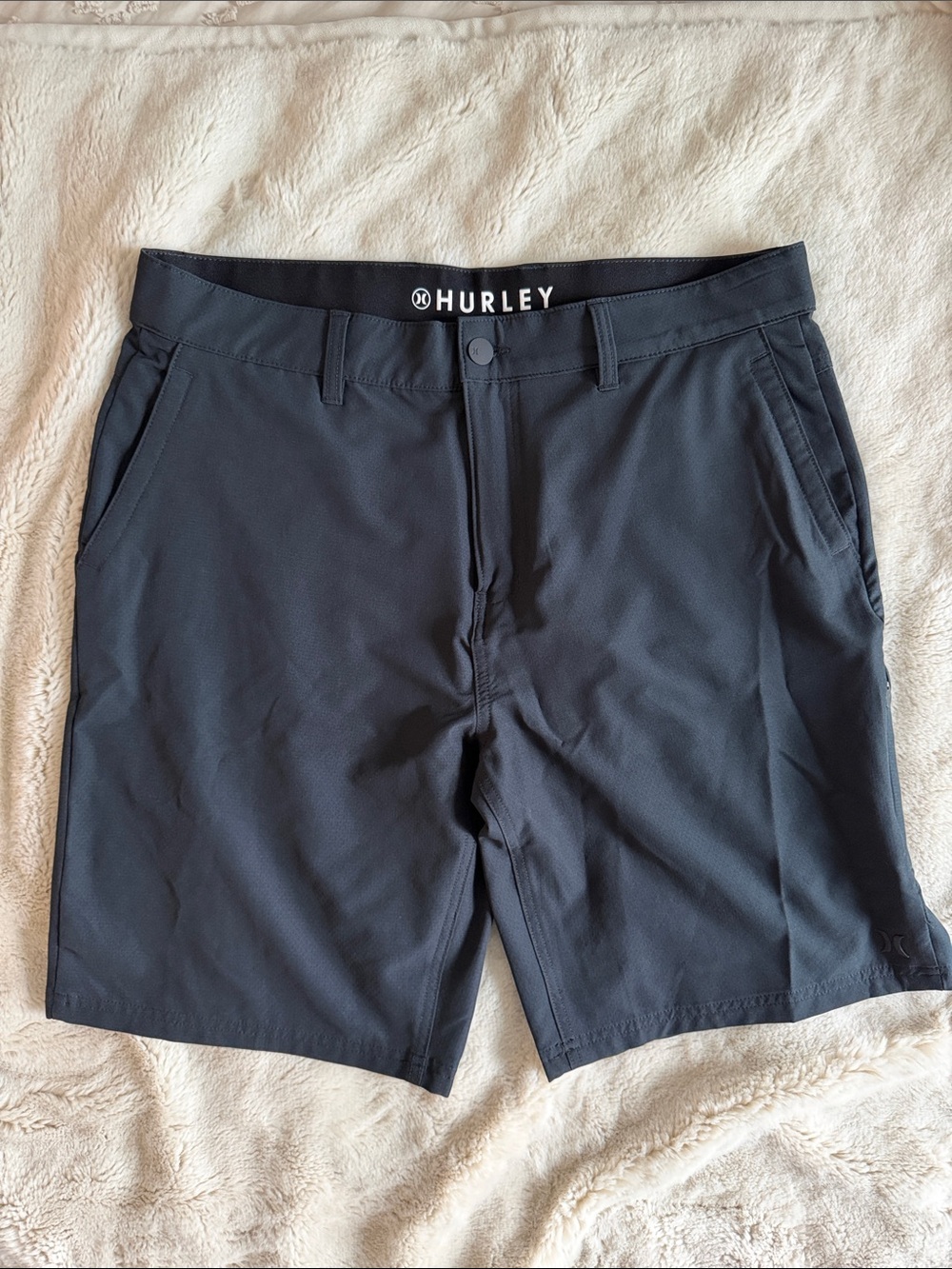 Hurley Men's Black Hybrid Stretch Shorts